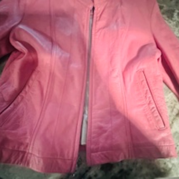 Vintage Wilsons Leather Pink Jacket (S) - Picture 12 of 16